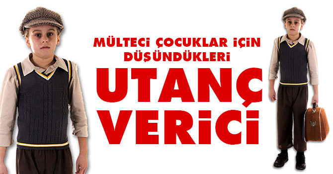 Mülteci çocuklar için düşündükleri utanç verici