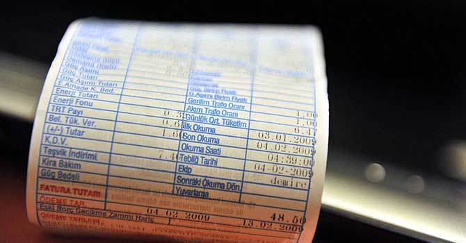 41 bin lira gelen fatura 53 liraya düşürüldü