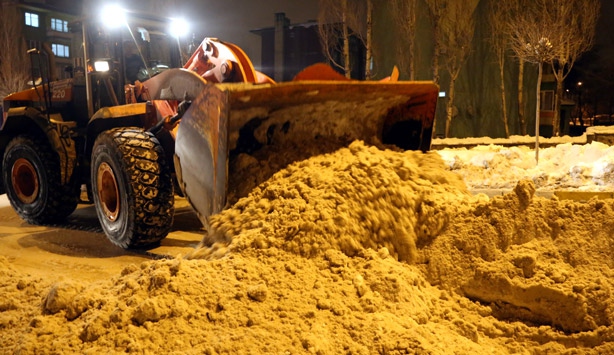 Erzurum'da 540 bin ton kar temizlendi