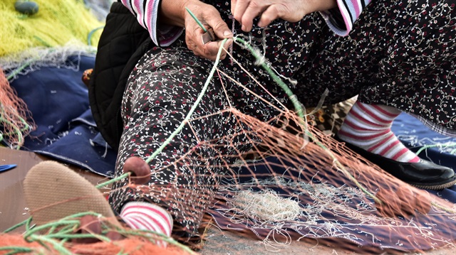 Balık ağlarındaki boya tedavi için kullanılacak
