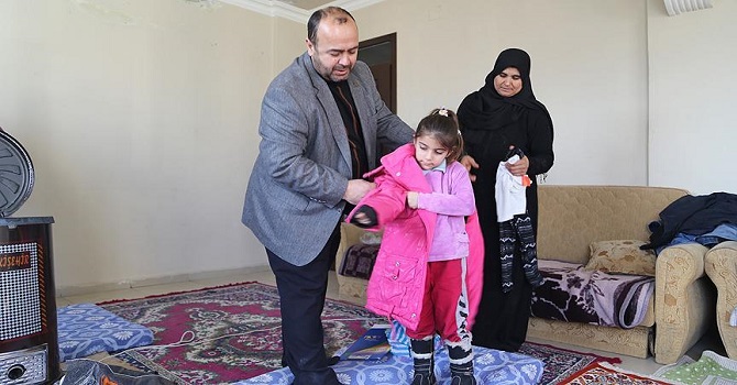 Küçük Gözyaşı'nın kıyafet sevinci