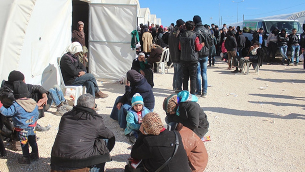 150 Suriyeli aile çadır kente yerleştirildi