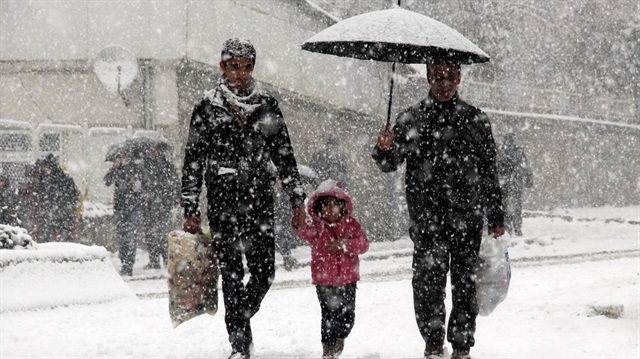 Önce yağmur sonra kar