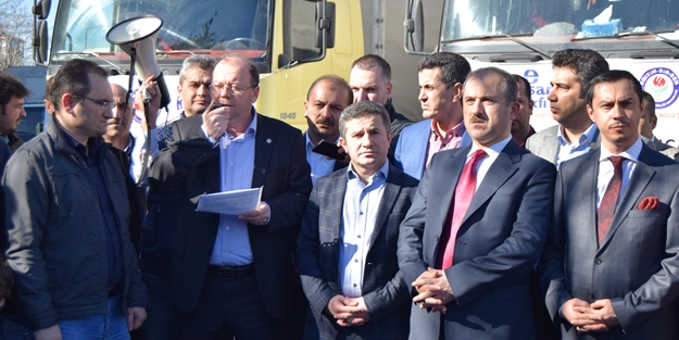 Bayırbucak Türkmenlerine yardım konvoyu