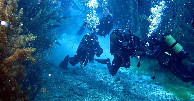 'Doğal akvaryum' balık adamların gözdesi oldu