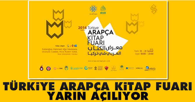 Türkiye Arapça kitap fuarı yarın açılıyor