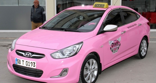 Kadınlara özel pembe taksi uygulaması başladı