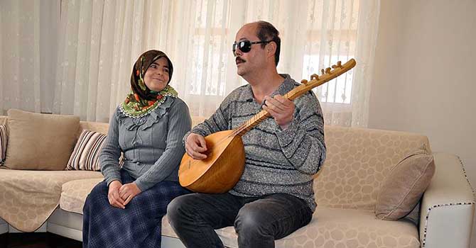 Birbirlerini gözle değil sevgiyle görüyorlar