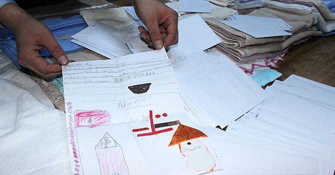 Trabzon'dan Diyarbakır'daki Mehmetçik'e 10 bin mektup
