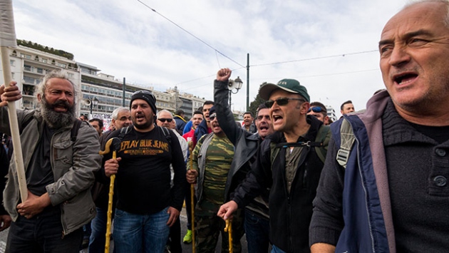 Yunanistan'da göçmen karşıtı protesto