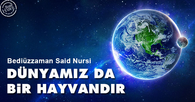 Bediüzzaman: Dünyamız da bir hayvandır