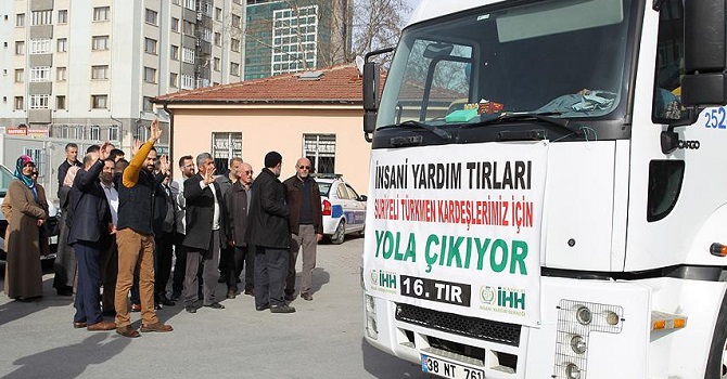 İHH'dan terör mağdurlarına 2 tırlık yardım