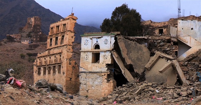 Yemen'deki çatışmalarda 2 binden fazla bina zarar gördü
