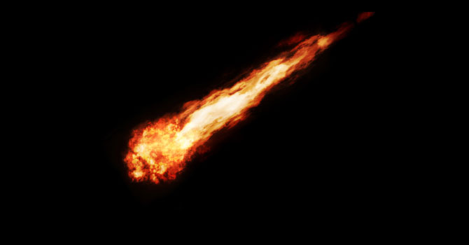 Dün düşen ateş topunun büyüğü Rusya'ya düşmüştü