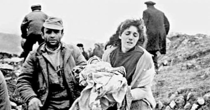 Azeri öğrencilerden 'Hocalı Katliamı' anması