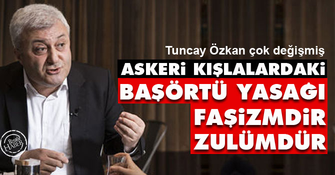 Askeri kışlalardaki başörtü yasağı faşizmdir, zulümdür