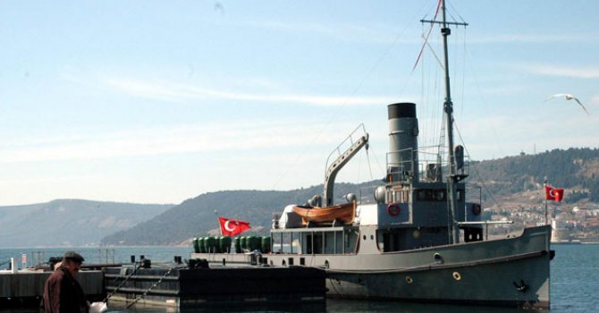 Çanakkale kahramanı gemi yola çıkıyor