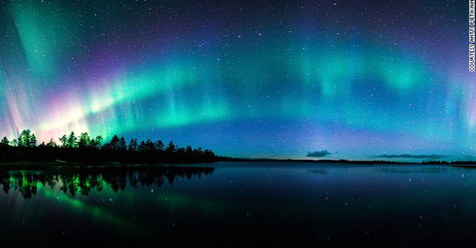 'Kuzey Işıkları' lzleyeni büyülüyor (video)