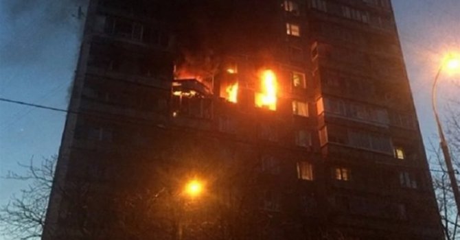 Moskova'da yangın: 17 ölü