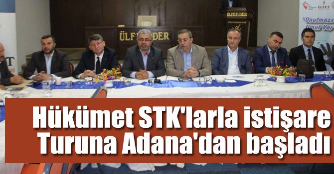 Hükümet STK'lar ile istişare turuna başladı