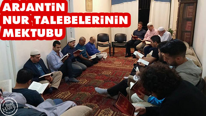 Arjantin Nur Talebelerinin mektubu
