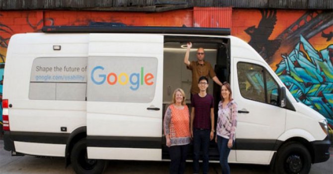 Bu da Google'ın minibüsü!