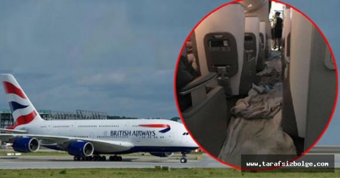 Dünyanın en büyük uçağını su bastı