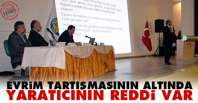 Evrim tartışmasının altında Yaratıcının reddi var