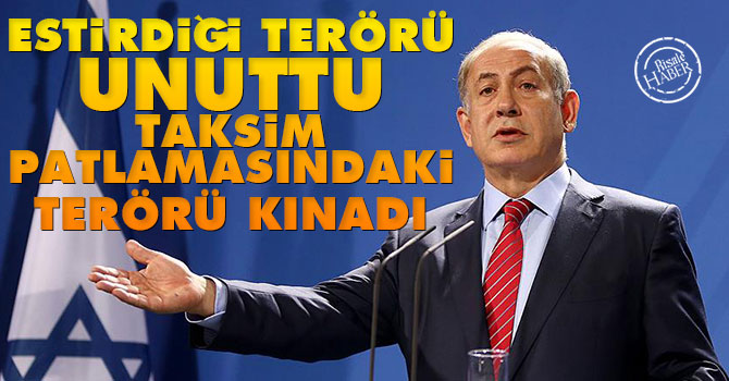Estirdiği terörü unuttu Taksim patlamasındaki terörü kınadı