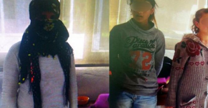 Etekli teröristlerden sonra erkek kılığında kızlar