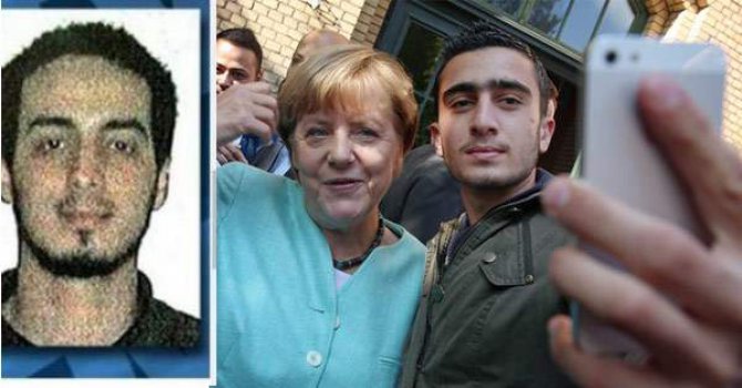 Merkel canlı bombayla selfie mi çekti?