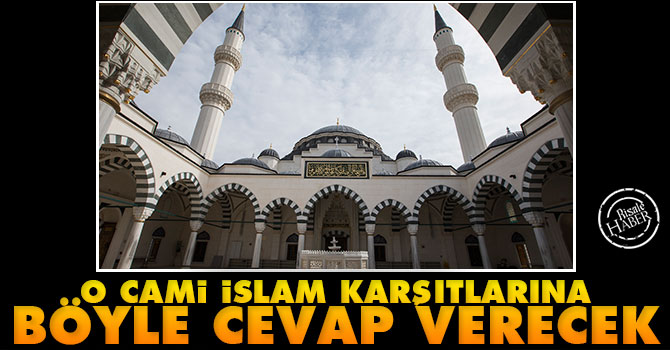 O cami islam karşıtlarına böyle cevap verecek