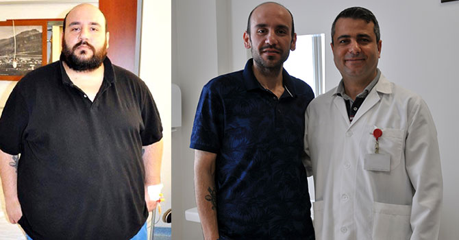 1 yılda 110 kilo verdi