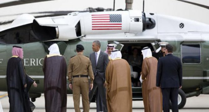Kral Selman Obama'yı karşılamaya gitmedi