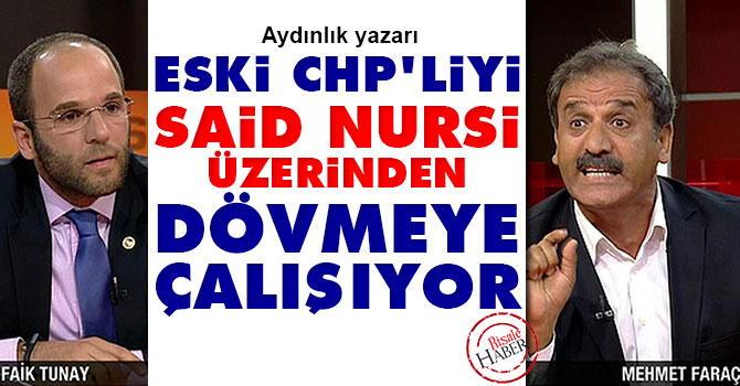 Eski CHP'liyi Said Nursi üzerinden dövmeye çalışıyor