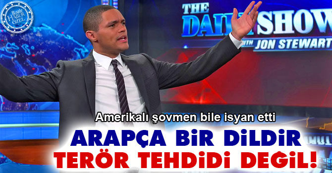 Arapça bir dildir, terör tehdidi değil!