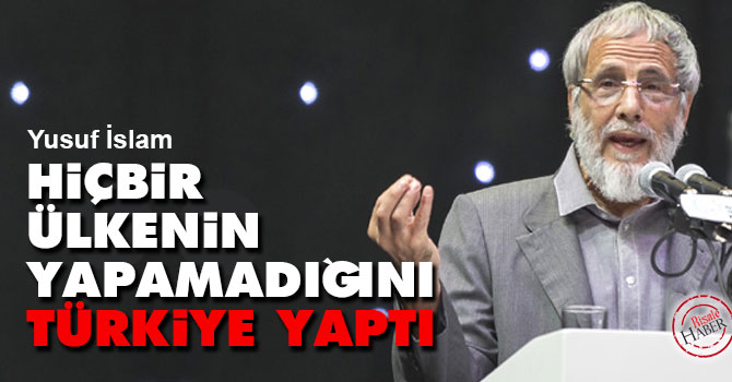 Hiçbir ülkenin yapamadığını Türkiye yaptı