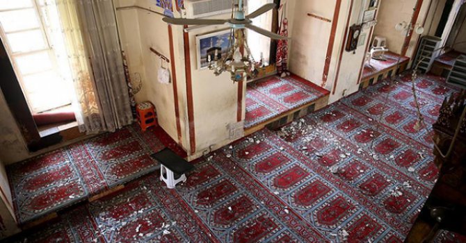 Roket Mermisi düşen Camii restore edilecek