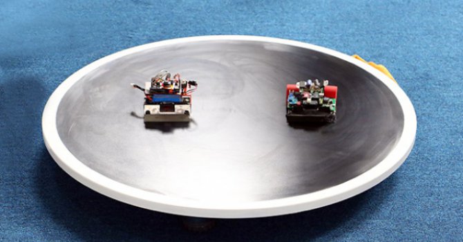 Robotların yarışı nefes kesti