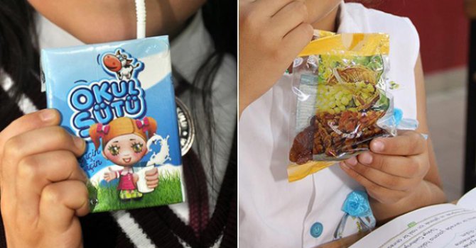 Okullara kuru üzüm dağıtımı o tarihte...