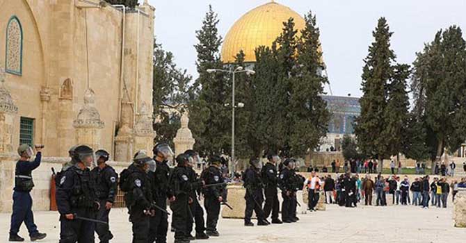 İsrail'den Mescid-i Aksa'da bir ayda 124 ihlal