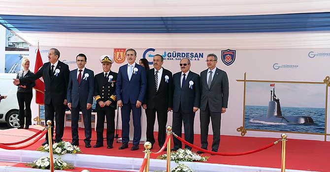 Milli denizaltıda ilk teslimat