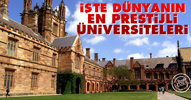 İşte dünyanın en prestijli üniversiteleri