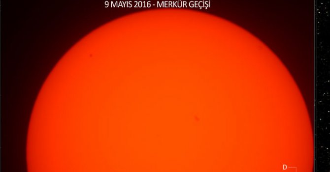 Merkür'ün geçişi Ankara'dan görüntülendi