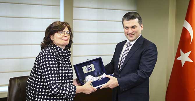 UNESCO ve EFJ'den AA'ya ziyaret