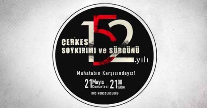 Çerkesler soykırımın yıl dönümünde Rus konsolosluğunda