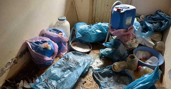 Nusaybin'de teröristlerin patlayıcı imalathanesi imha edildi