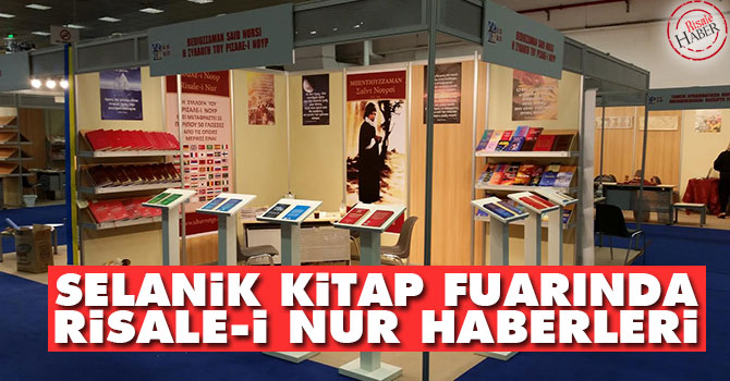 Selanik kitap fuarında Risale-i Nur haberleri