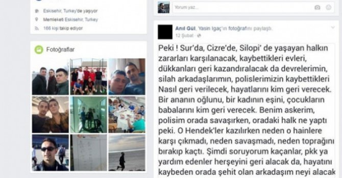 Şehidin sosyal medyada paylaşımı yürekleri sızlattı