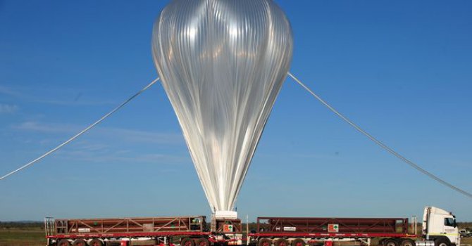 NASA'nın 2.5 tonluk balonu uzayda